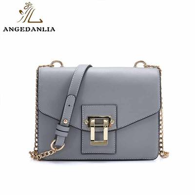 PU and luxury gold color ladies shoulder crossbody bag