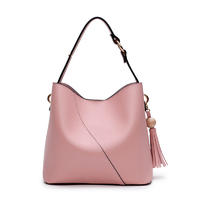 RKY0676 Elegant simple classic luxury handbag women custom logo shoulder bag tassel crossbody bag