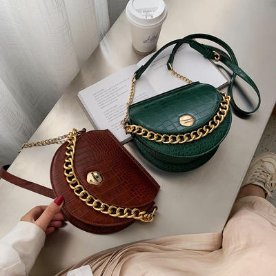 Angedanlia brand OEM lady shell acrylic luxury chain tote handbag for sale